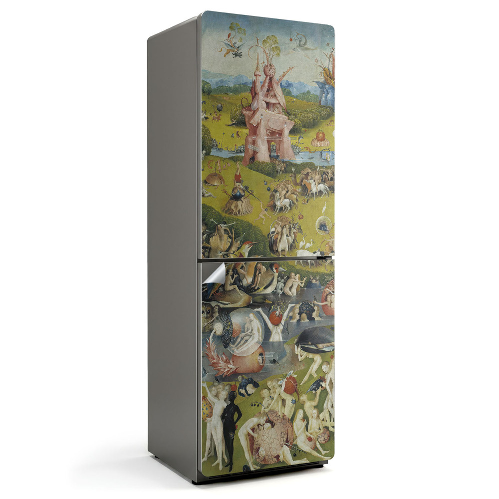 Nálepky na chladničku Boschova zahrada pozemských rozkoší