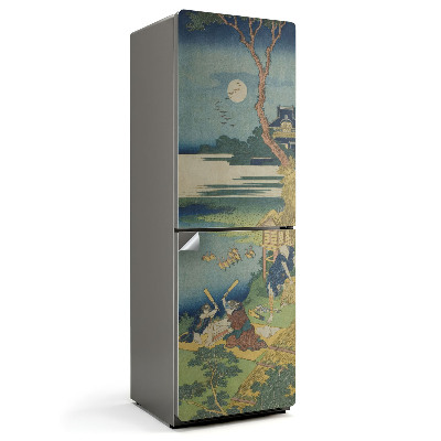 Fototapeta na chladničku Japonský dřevoryt