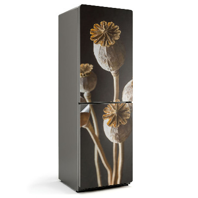 Nálepky na chladničku Sušené máky ve váze