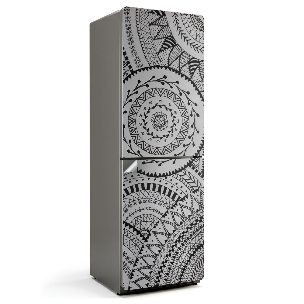 Fototapeta na chladničku Vzory mandaly v kruzích