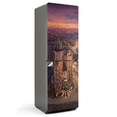 Nálepky na chladničku Krakovská architektura v noci