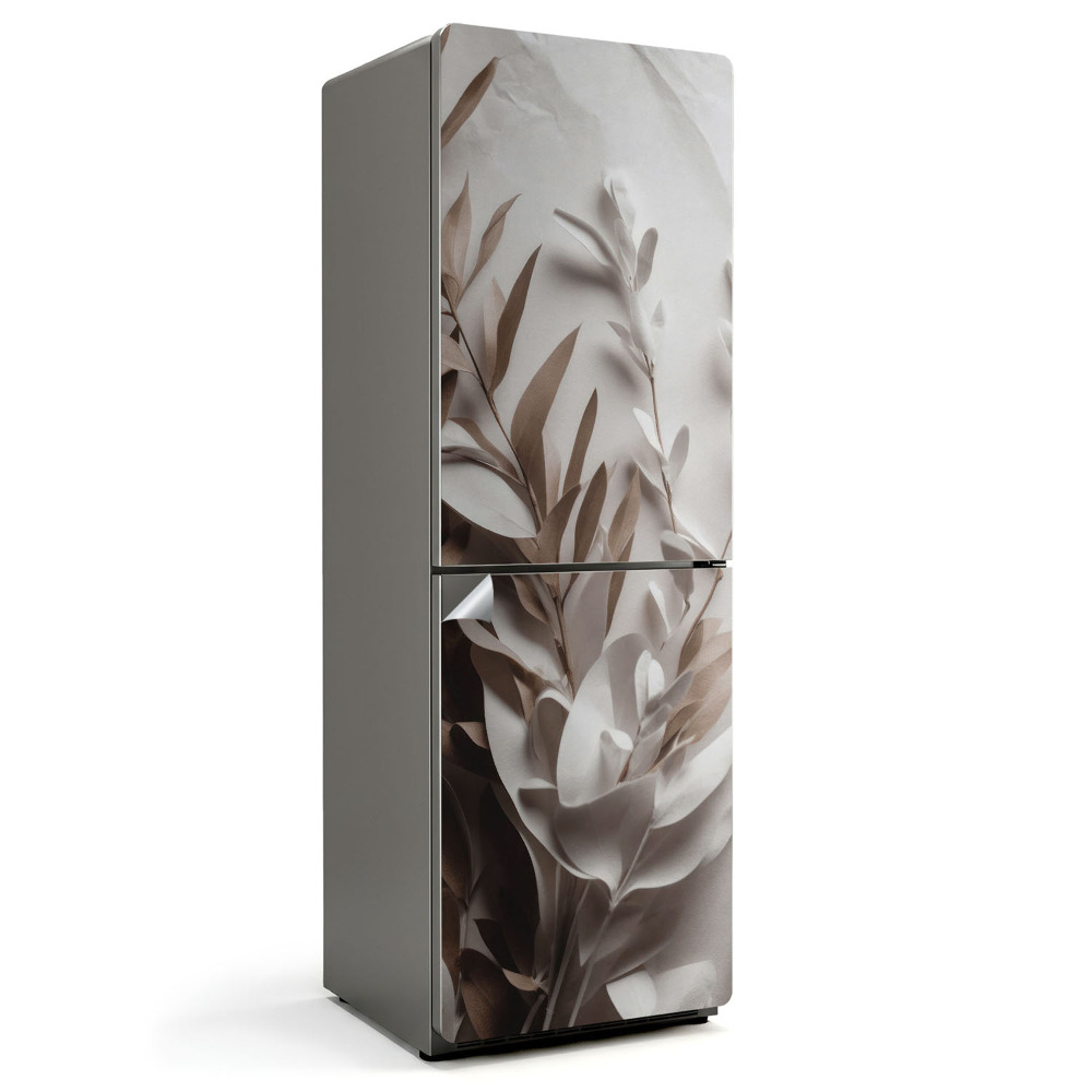 Nálepky na chladničku Listy papíru na tkanině