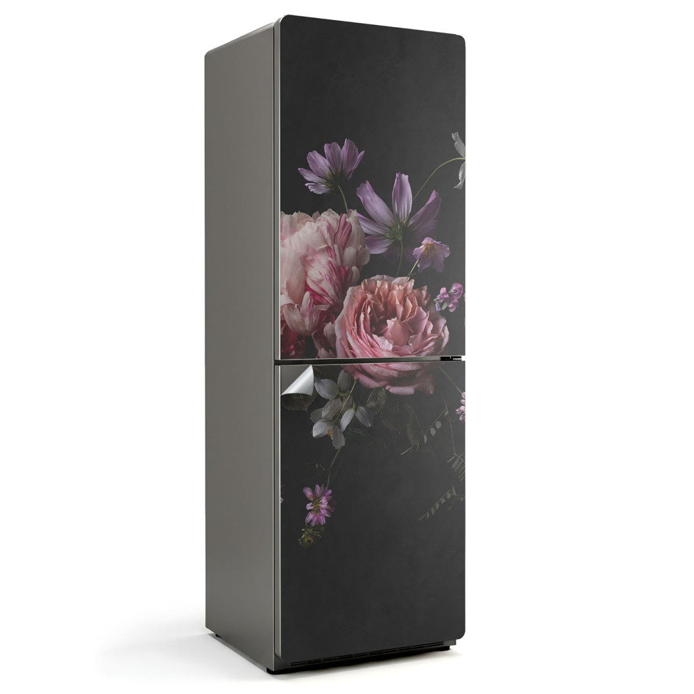 Nálepky na chladničku Květinová kytice v detailu