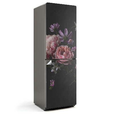 Nálepky na chladničku Květinová kytice v detailu