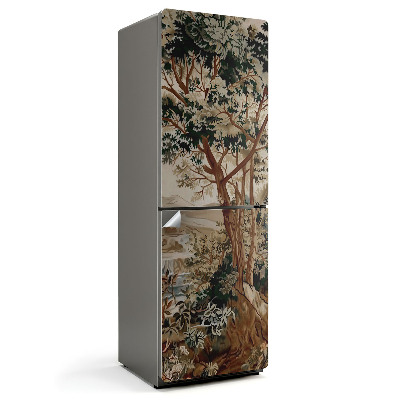 Fototapeta na chladničku Přírodní krajina se stromy