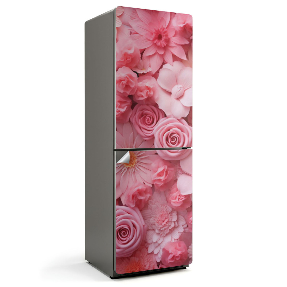 Fototapeta na chladničku 3D květinové aranžmá