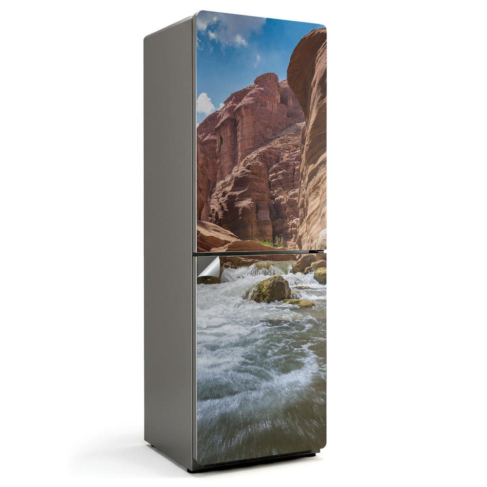 Fototapeta na chladničku Soutěska s tekoucí vodou