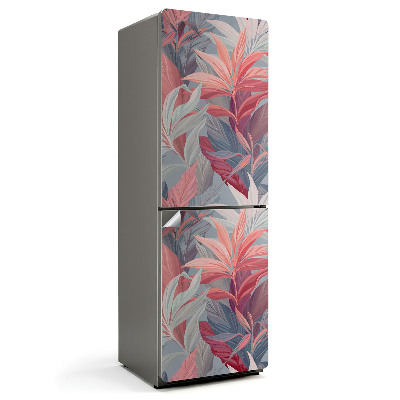 Fototapeta na chladničku Rostlinný vzor s listy