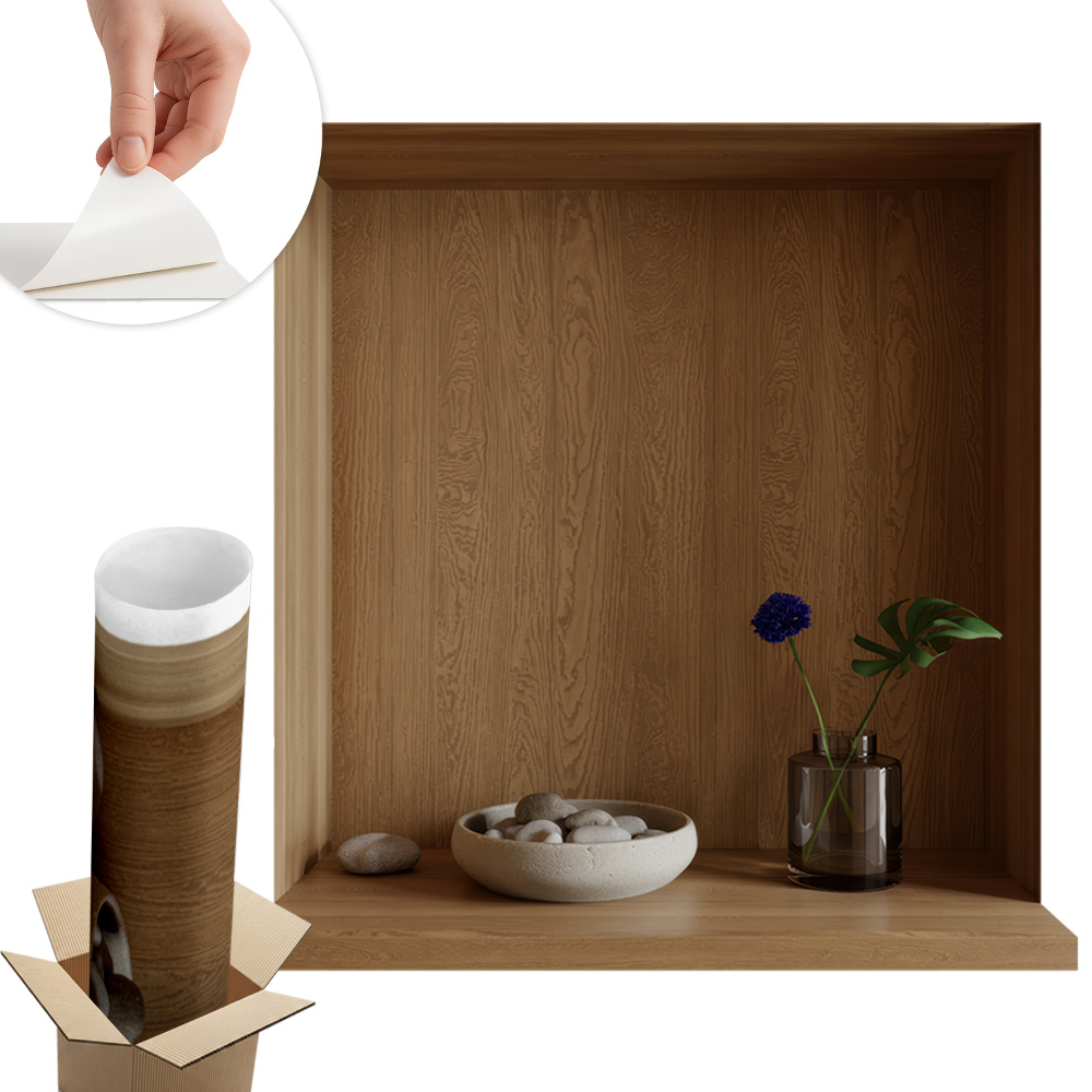 3D samolepka na zeď 98x100 Přírodní dekorace