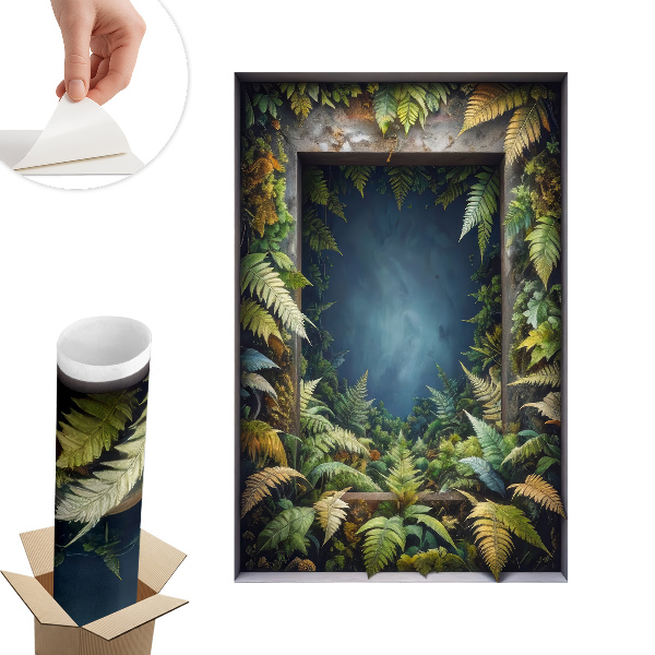 Fototapeta okno 3D 85x130 Přirozená harmonie