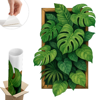 3D nálepka na zeď 40x60 Tropická oáza