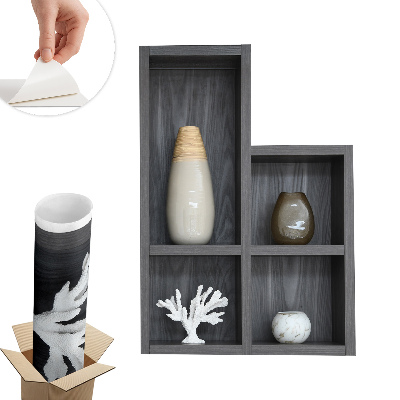 3D nálepka na zeď 56x80 Dekorativní police