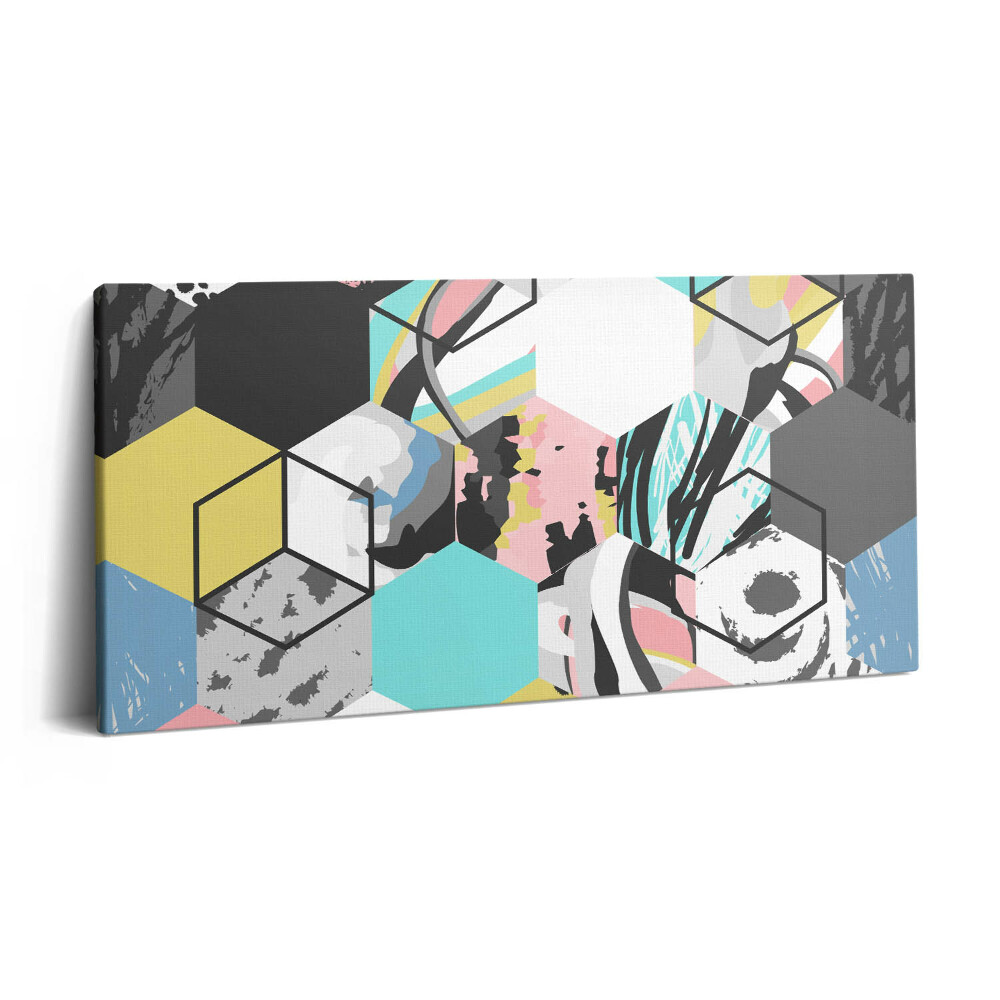 Obraz na plátně 100x50 cm Geometrická abstrakce