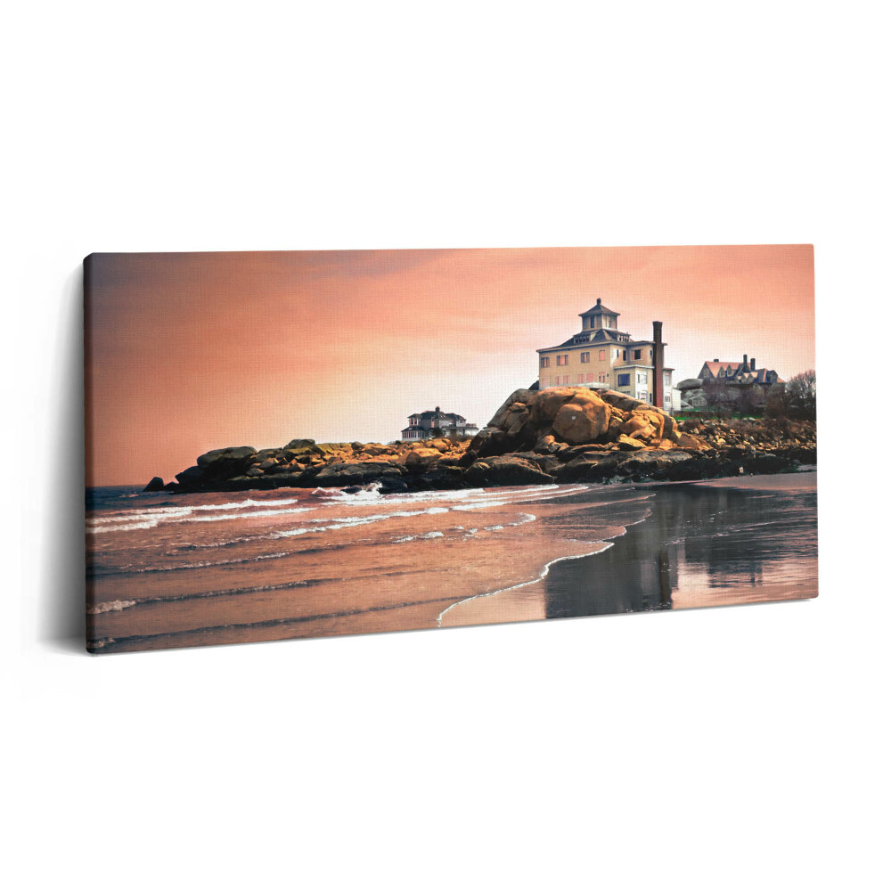 Obraz canvas 100x50 cm Shermanova chata na pobřeží