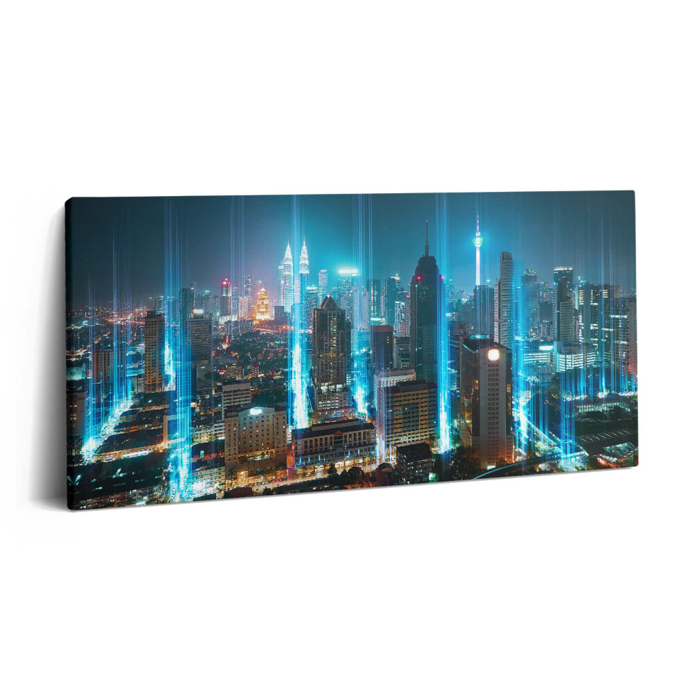 Obraz na plátně 100x50 cm Dubajské mrakodrapy