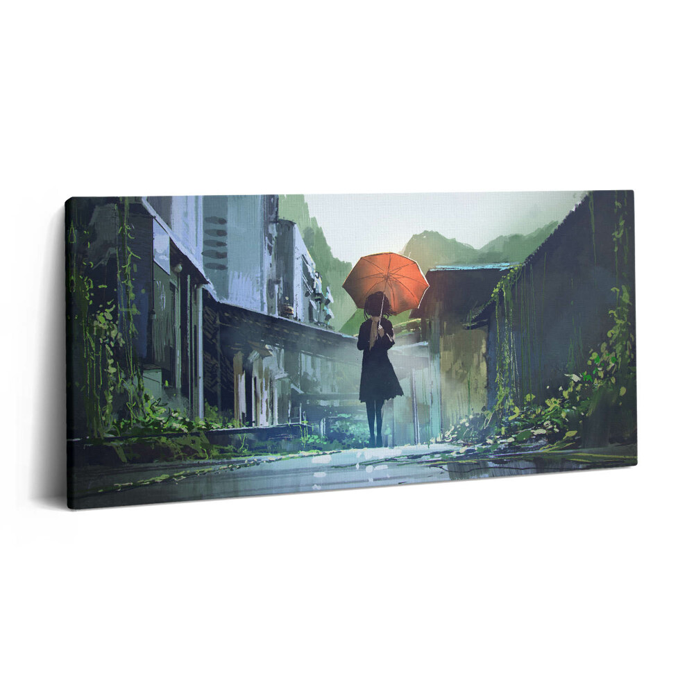 Obraz canvas 100x50 cm Procházka a anglické počasí