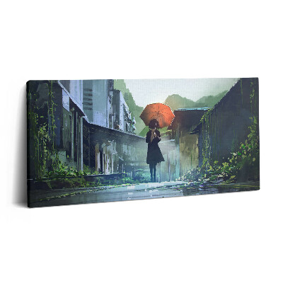 Obraz canvas 100x50 cm Procházka a anglické počasí