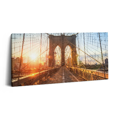 Obraz canvas 100x50 cm Brooklynský most v New Yorku