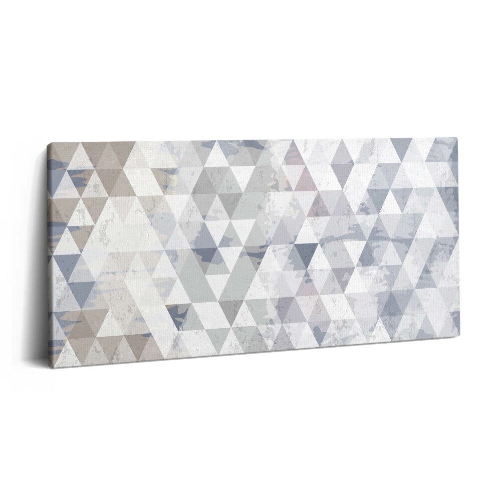 Obraz canvas 100x50 cm Geometrický vzor s trojúhelníky