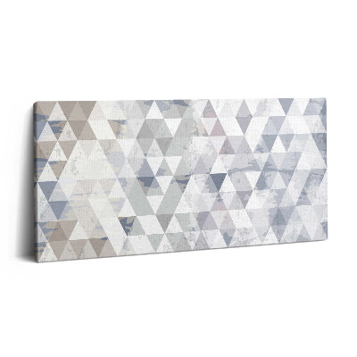 Obraz canvas 100x50 cm Geometrický vzor s trojúhelníky