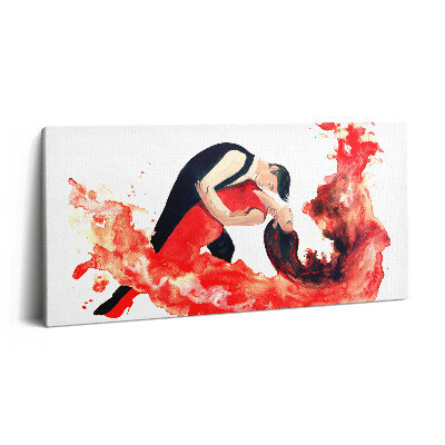 Obraz canvas 100x50 cm Smyslné tango plné emocí