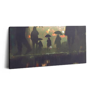 Obraz canvas 100x50 cm Lidé se stíny