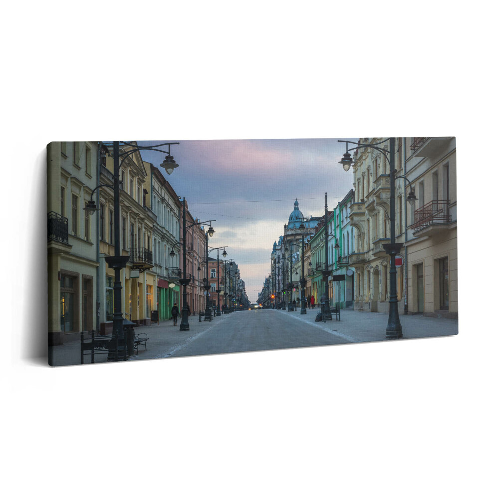 Obraz canvas 100x50 cm Piotrkowska ulice v Lodži