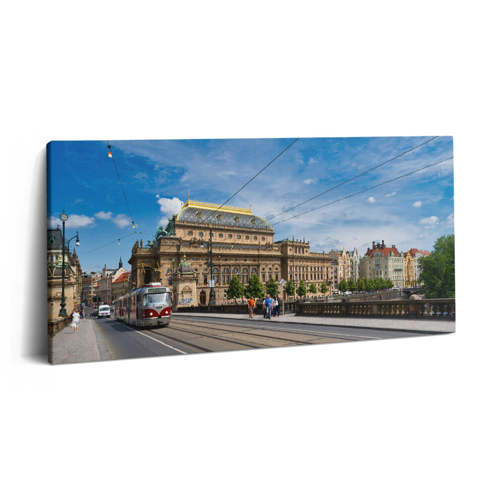 Obraz z fotografie na plátně 100x50 cm Národní divadlo v Praze