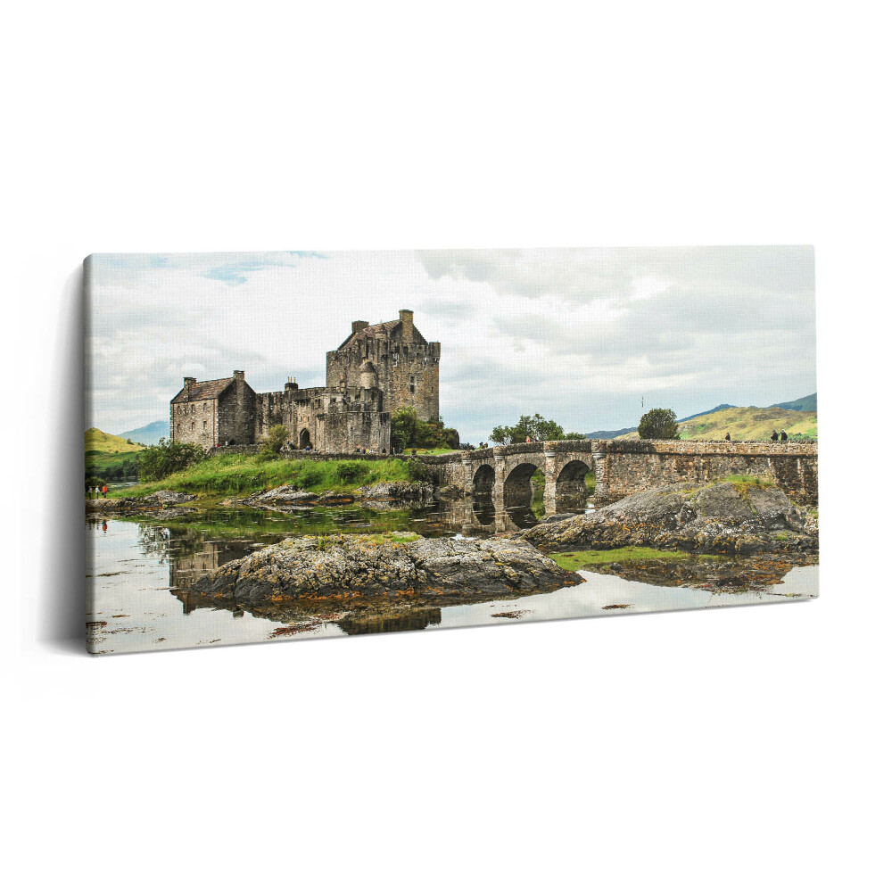 Obraz canvas 100x50 cm Hrad Eilean Donan ve Skotsku