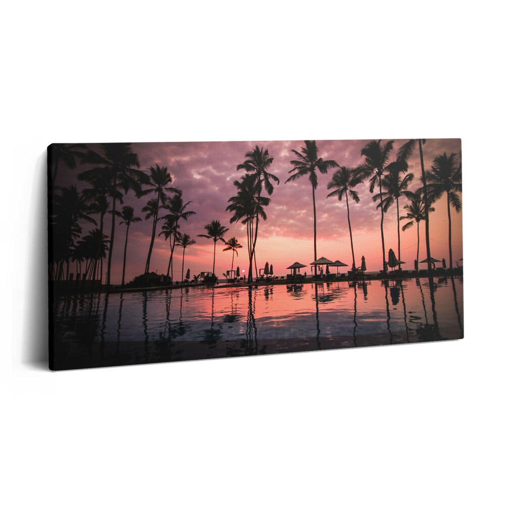 Obraz z fotografie na plátně 100x50 cm Havajské palmy