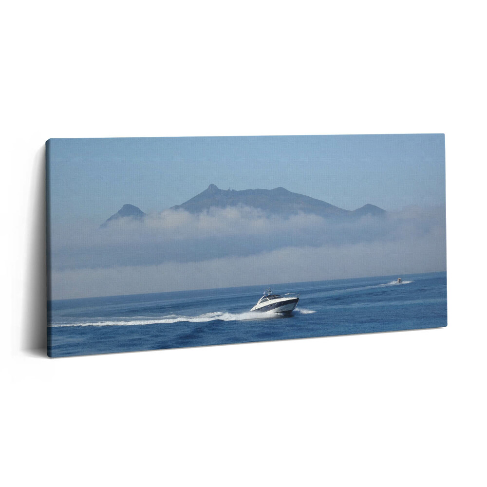 Obraz z fotografie na plátně 100x50 cm Plachetnice na oceánu