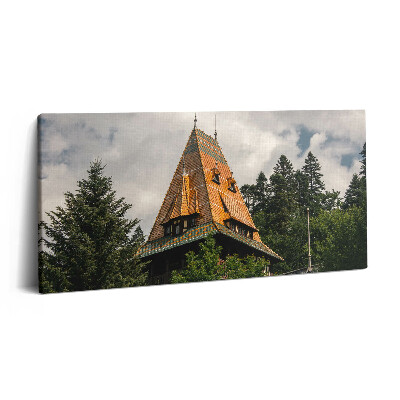 Obraz na plátně 100x50 cm Palác Pelisor v Rumunsku