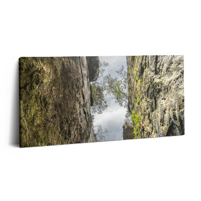 Obraz z fotografie na plátně 100x50 cm Rockové město v České republice