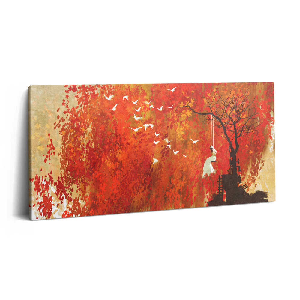 Obraz canvas 120x60 cm Nevinná nevěsta na podzim