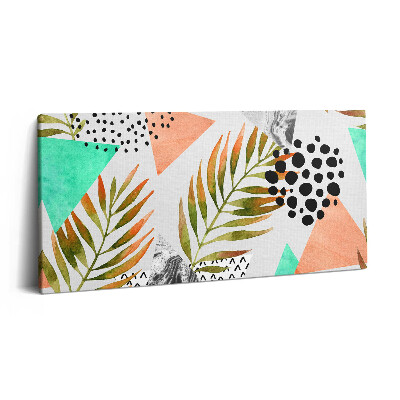 Obraz canvas 120x60 cm Letní abstraktní geometrický vzor