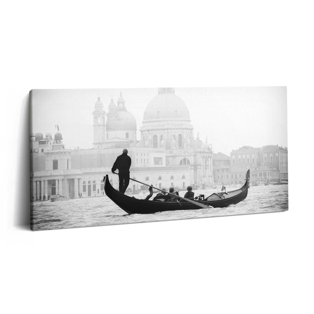 Obraz na plátně 120x60 cm Gondola s výhledem na město