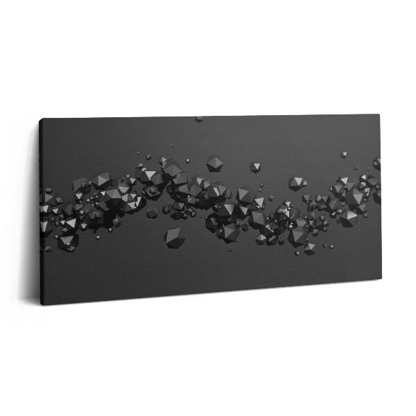 Obraz na plátně 120x60 cm Abstraktní 3D tvary