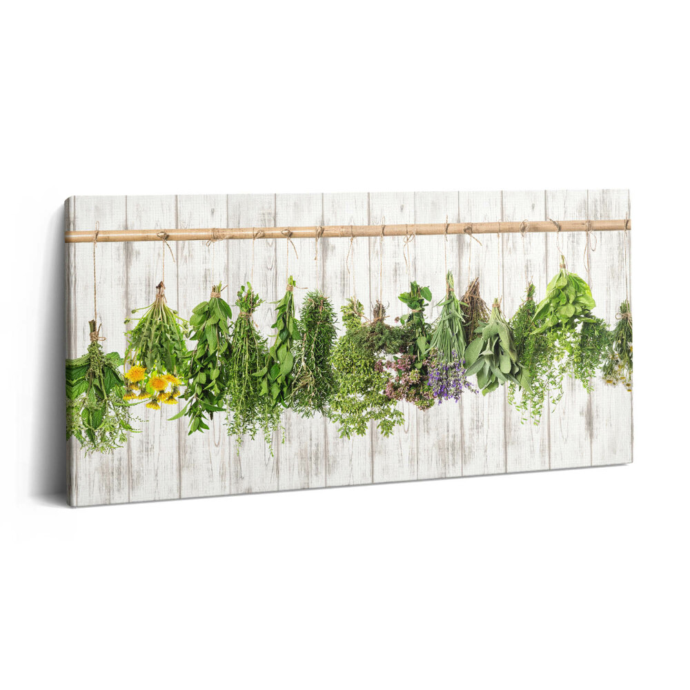 Obraz na plátně 120x60 cm Sušené byliny a rostliny