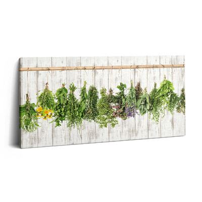 Obraz na plátně 120x60 cm Sušené byliny a rostliny