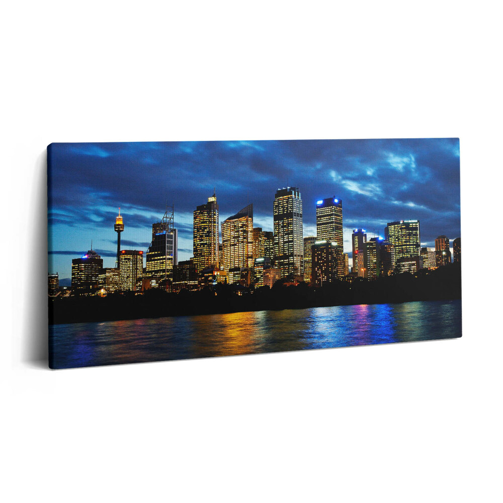 Obraz na plátně 120x60 cm Večerní procházka v Sydney