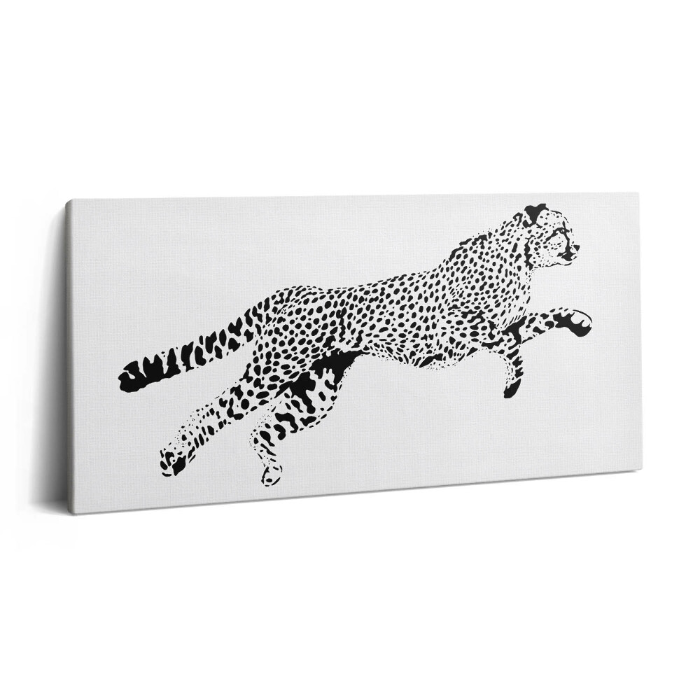 Obraz canvas 120x60 cm Silueta pantera