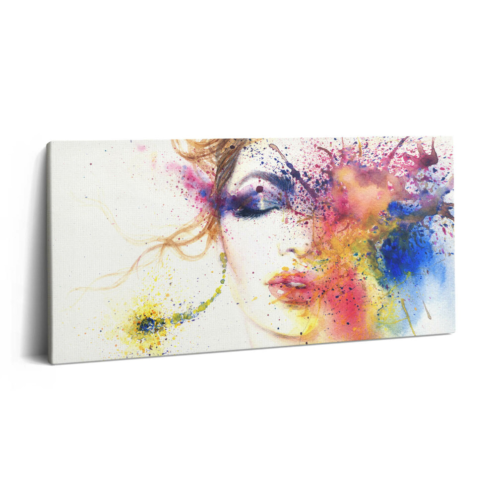 Obraz canvas 120x60 cm Portrét tajemné ženy