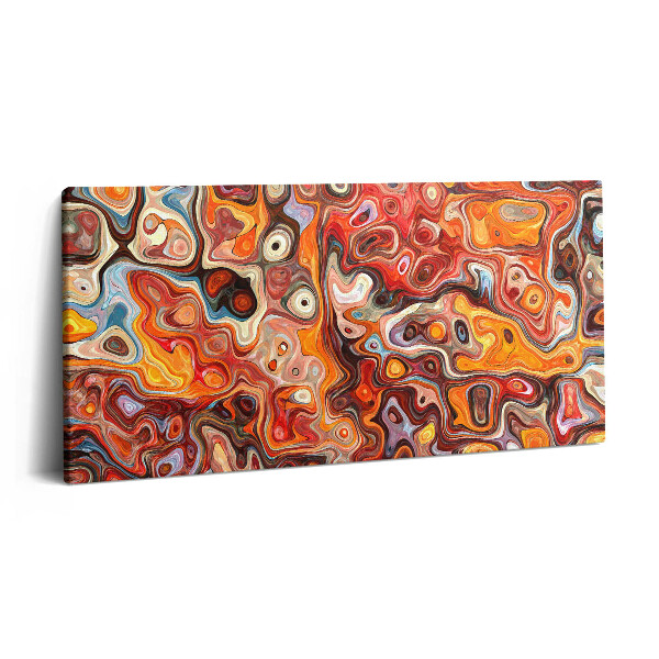 Obraz z fotografie na plátně 120x60 cm Abstraktní chaos - velká improvizace