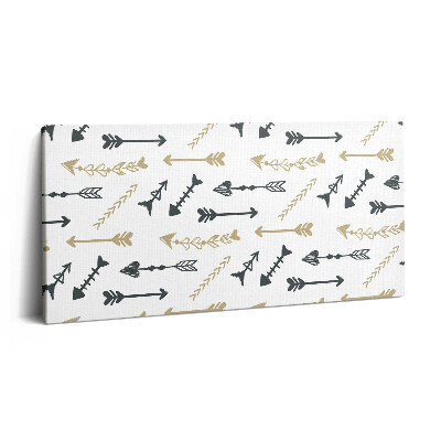 Obraz z fotografie na plátně 120x60 cm Hipsterský geometrický vzor