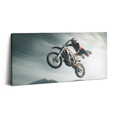 Obraz z fotografie na plátně 120x60 cm Motorový styl a adrenalin