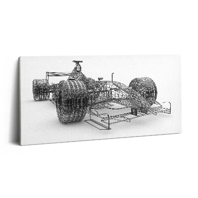 Obraz na plátně 120x60 cm Technické provedení vozu F1