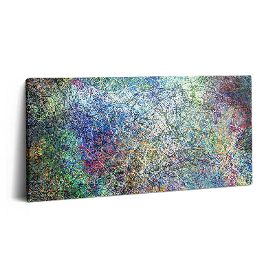Obraz canvas 120x60 cm Expresivní abstrakce barevných linií