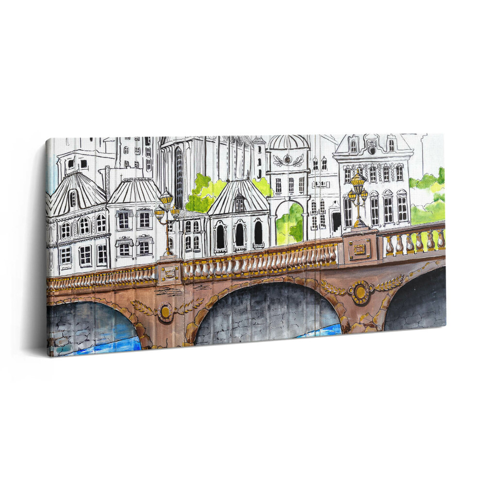 Obraz canvas 120x60 cm Kultura městských graffiti - Francie