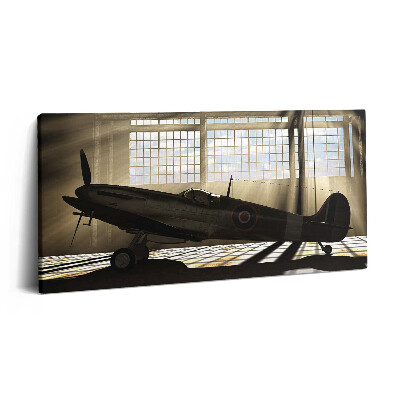 Obraz z fotografie na plátně 120x60 cm Spitfire z druhé světové války