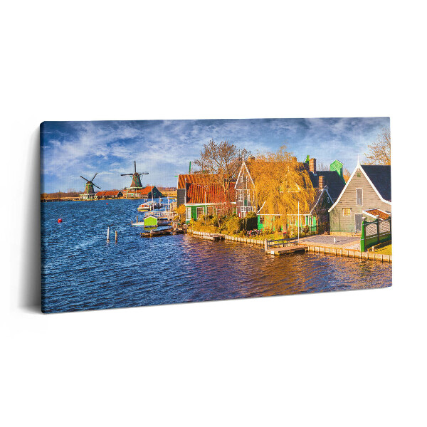 Obraz na plátně 120x60 cm Architektura Nizozemska